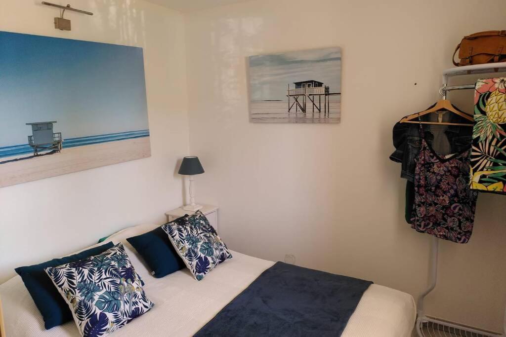 Nid Douillet F2, Clim, Jardin, Piscine, Parking, Plage 200 M Palavas 外观 照片